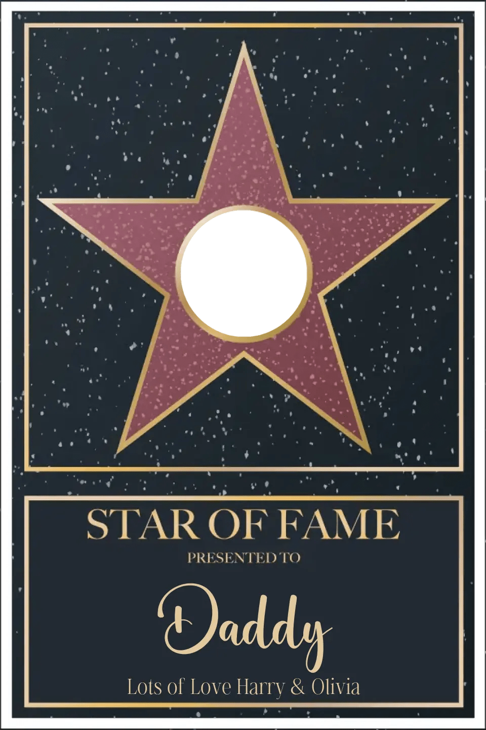 Star of Fame Framed Print
